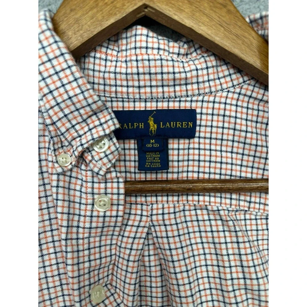 Ralph Lauren button down boys M 10-12